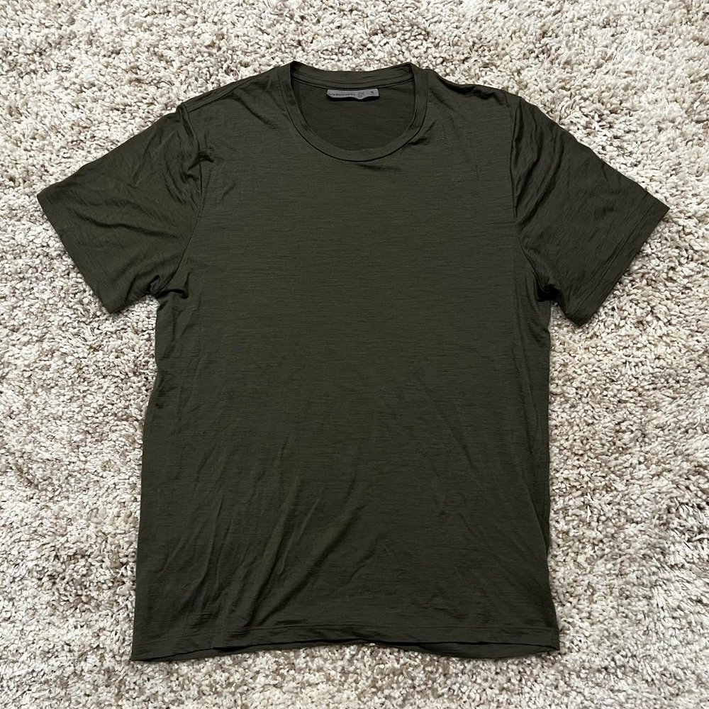 Icebreaker Tech Lite II Merino Wool Short-Sleeve T-Shirt Loden/Green S